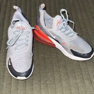Nike Gray & Coral Low-Top Air Max Sneakers